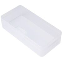 Rectangular Plastic Clear Storage Box Jewelry Parts Container for Case Organizer