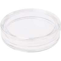 Round Acrylic Coin Storage Box Competition Award Badge Brooch Holder