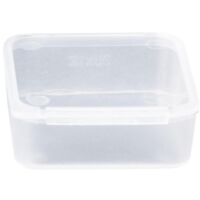 Small Square Clear Storage Box Mini Jewelry Dormitory Sundries for Case