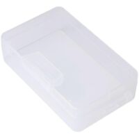 Rectangular Plastic Clear Storage Box Jewelry Parts Container for Case Organizer