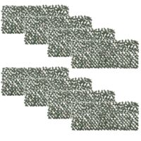 Rotolo di Siepe Finta per Balcone da 8 Pezzi , Siepe Artificiale Estensibile per Giardino con Foglie Finte Verdi 200x100cm