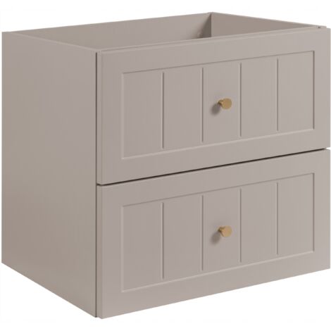 Armoire de salle de bain Beige - 60 cm - Matériaux de haute qualité - MDF - meubles de salle de bain bois - Armoires pour la salle de bain (1/5)