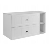 Meuble de Salle de Bain - 80 cm - Blanc - Design Élégant - Soft Close et Pratique