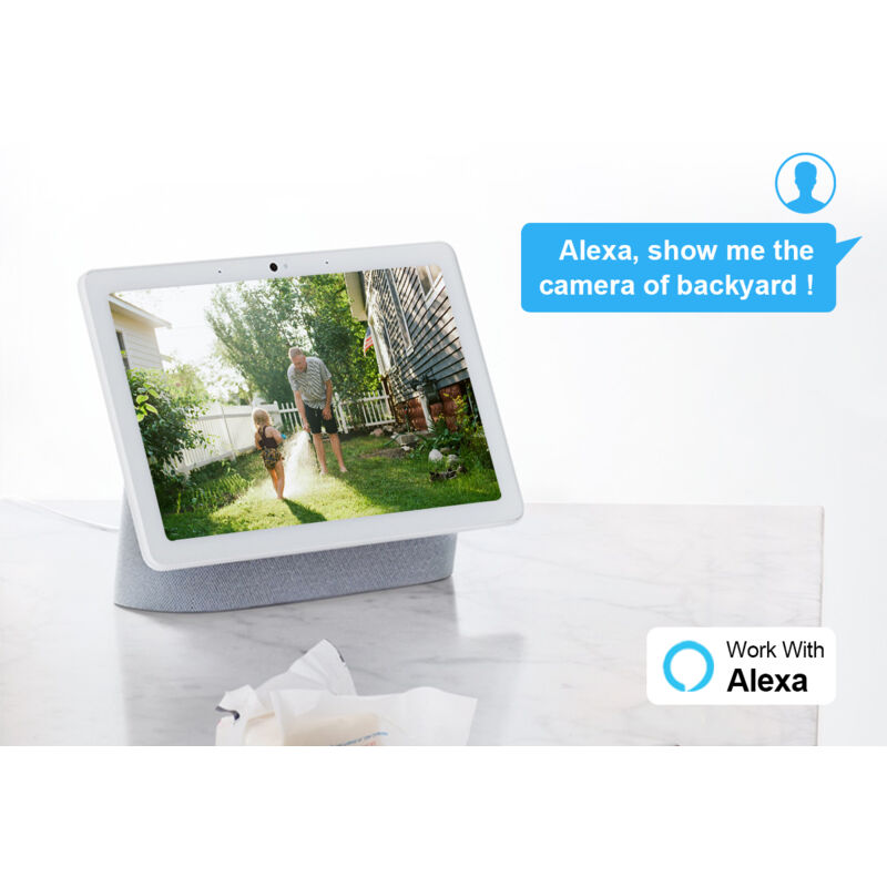 ANRAN 4MP Telecamera WiFi Esterno Senza Fili, Kit Di 4 Telecamere Videosorveglianza Con Pannello Solare 64GB Scheda SD, Visione Notturna A Colori, Rilevamento PIR, Nessun Costo Mensile, Audio A 2 Vie - Foto 8