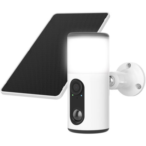 Cámara de Vigilancia,Exterior,Solar,ANRAN,2K 3MP,con Visión Nocturna en Color,Detección Humana,Alertas,Compatible con Alexa,WiFi 2.4GHz-1UNIDAD