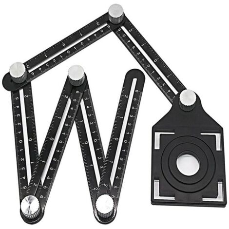 Sechsseitiges Winkelmessgerät aus Aluminiumlegierung – universeller Öffnungsfinder (sechs Seiten) (1/4)