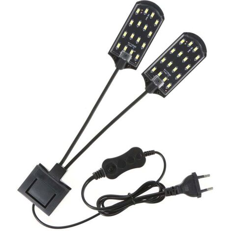 Aquarienklemme, Stehleuchte, wasserdichte LED-Leuchte, 220 V, Beleuchtung für Aquarien und Haustiere