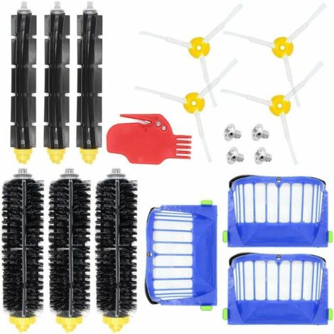 Zubehör für iRobot Roomba 600 Serie Wartungsset mit Bürsten und Filtern für 600 605 610 615 616 620 621 625 630 631 632 650 651 660 670 680 691 696 (1/5)