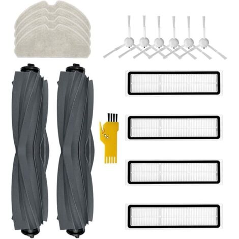 VUSZR Zubehörset für Dreame D10s und D10s Pro Saugroboter, Ersatzteile, 16-teilig: 2 Hauptbürsten, 4 Filter, 6 Bürsten (1/5)