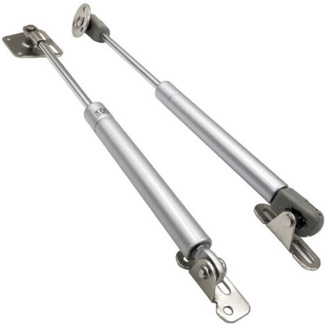 Gasfeder, 2 Stück 100 N Hydraulische Möbelfeder Gasdruckfeder Pneumatikarm zum Anheben von Schranktüren Küchenmöbelscharnierdämpfer