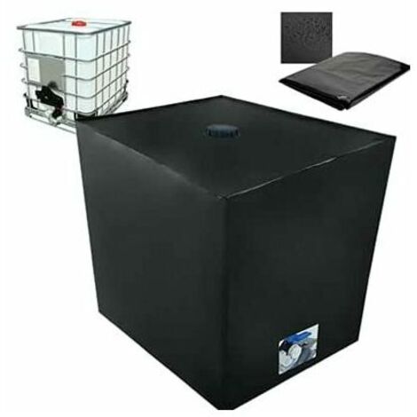 Wassertankabdeckung, Abdeckung für 1000-Liter-IBC-Tank, staubdicht, UV-beständig, regendicht (116 x 100 x 120 cm) (1/5)