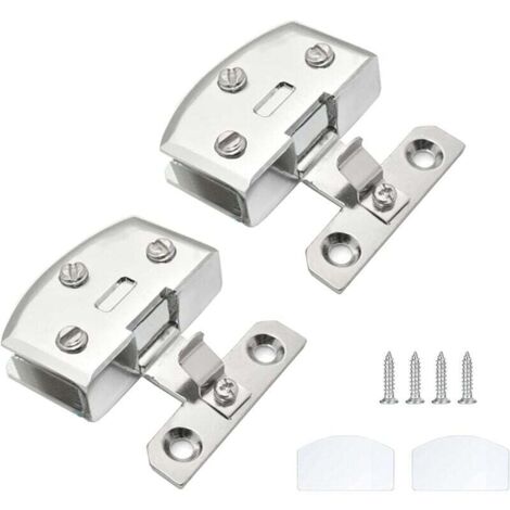 Mittelleichte Typ-2-Glastürscharnierclips, frei öffnende Schrankdichtungsbefestigungsclips, für Wohnmöbel, Türen und Fenster usw. (1/5)