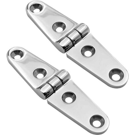 Stück 25x100 Edelstahl 316 Yachtscharnierbeschläge, Schiffsmöbelscharnier, für Wohnmöbel, Türen und Fenster usw. (1/5)