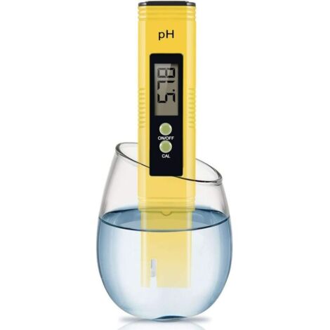 Digitales pH-Meter, 0,01 pH-Meter, hochpräzises Wasserqualitätsmessgerät mit pH-Messbereich 0-14 (1/4)