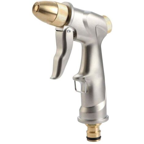 Metall-Wasserpistole, tragbar für den Heimgebrauch, Hochdruck-Wasserpistolen-Sprühgerät für die Autowäsche (1/5)