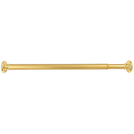 Verstellbare, einziehbare, federbelastete Zugstange für Küche, Bibliothek und andere Heimwerkerprojekte – Gold – 55–90 cm (1/4)