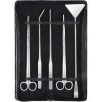 5-in-1-Aquarium-Aquarium-Scaping-Set aus Edelstahl für Aquarien, Wasserpflanzen und Werkzeuge – inklusive Pinzette, Schere und Spatel