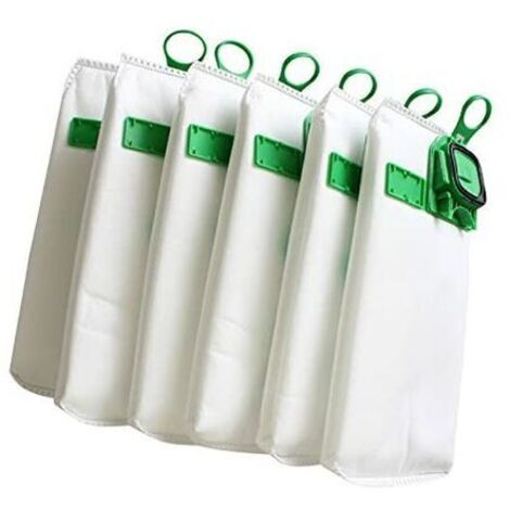 Confezione da 6 sacchetti per aspirapolvere ad alta efficienza per aspirapolvere Vorwerk VK140 VK150 FP140 Kobold (1/2)