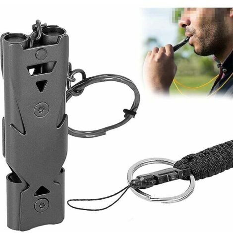 Carivent Fischietto per cani a ultrasuoni professionale regolabile da 150 decibel con cordino gratuito per campeggio, bagnino, escursionismo e addestramento animali domestici (nero)