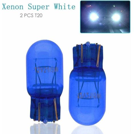 Confezione da 2 lampadine a doppio filamento super bianche T20 W21/5W 12V 21/5W Canbus effetto xeno per luci diurne (1/5)
