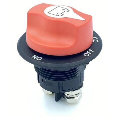 Interruttore di interruzione della batteria per auto da 12 V a 48 V, interruttore di scollegamento/arresto della batteria, max 32 V, 100 A CONT, 150 A INT, interruttore di isolamento della batteria (1/5)
