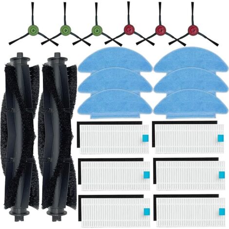 Kit di accessori VUSZR, pezzi di ricambio per Lubluelu SL60D, HONITURE Q6 SE, Tikom L9000, L8000 Robot Aspirapolvere, 2 spazzole primarie (1/5)