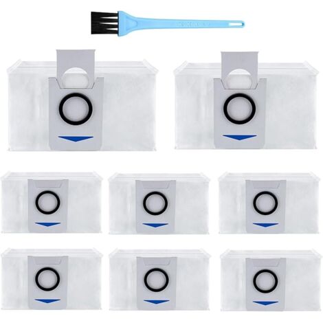 VUSZR Confezione da 8 sacchetti per aspirapolvere Accessori per Ecovacs Deebot X1 Omni / X1 e Omni / T20 Omni, Accessori di ricambio per aspirapolvere S (1/5)