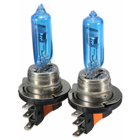 Una coppia di lampadine per fari auto (blu) (1/5)