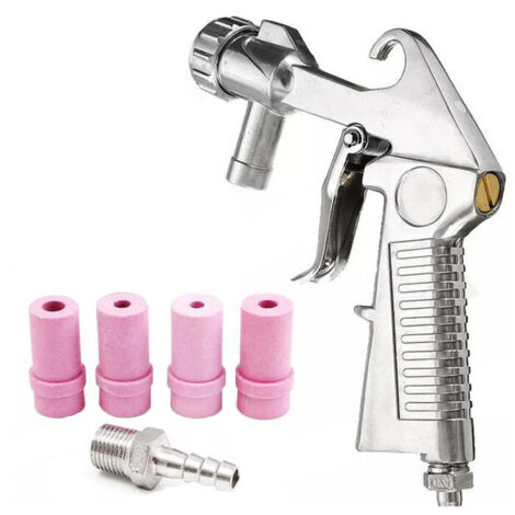 Pistola ad aria compressa, sifone ad aria, utensile abrasivo, ugelli in ceramica, kit di punte, utensili elettrici, spruzzatore (1/5)