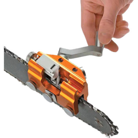 Affilacatene portatile (grande, giallo (1 testina abrasiva)) (1/3)