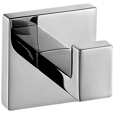 Specchio luminoso 304, gancio appendiabiti singolo perforato in acciaio inox 304, gancio appendiabiti da bagno, per casa, cucina, toilette, bagno (1/4)