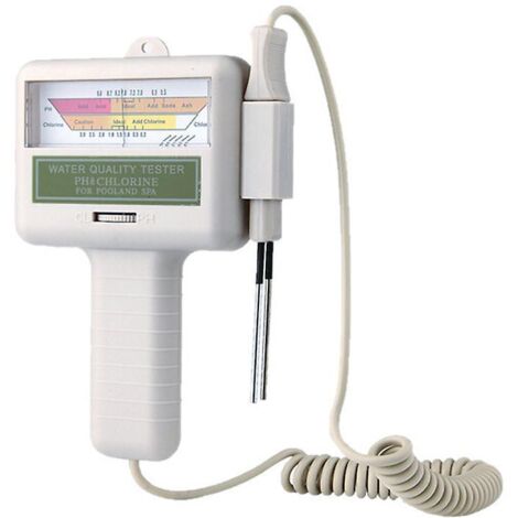 Sunrain Wasserqualittsprfgert Wasserqualitt Tester Ph Wassertestgert Ph Chlor Chlormessgert Messgert Wassertester Fr Pool Spa Schwimmbad Teich Aquariu (1/5)
