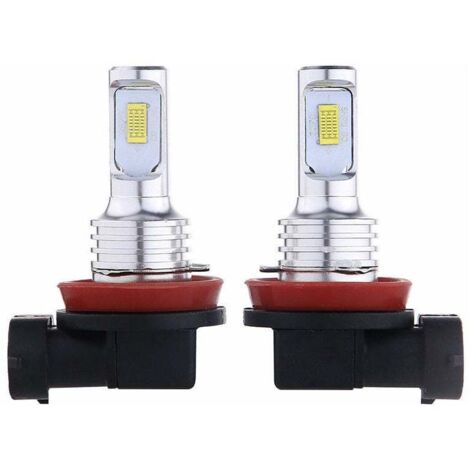 2x 35W 4000LM 6000K LED blanco H11 H8 H9 H16 Brouillard Lumières Ampollas Trousse