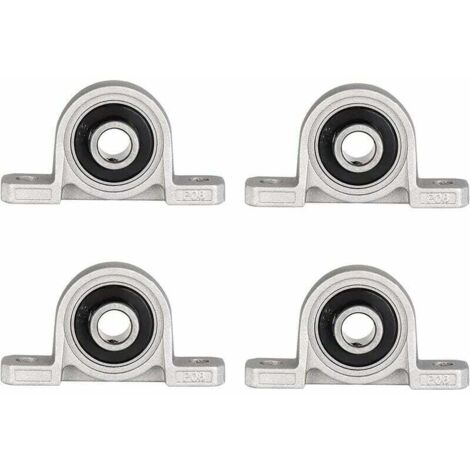 Pcs Roulements Bloc, 10mm Roulements à Billes, Paliers a Semelle, Roulements de Bloc d'oreiller, Bride Alésage Auto Support Monté Auto Régler