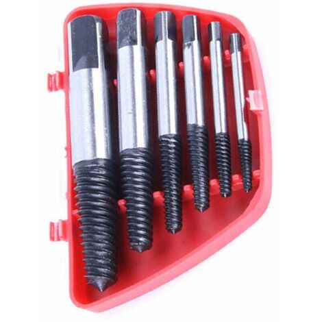 piezas/conjunto extractor de vis filetage dentado tête carrée cassé endommagé vis herramientas de supresión de boulon