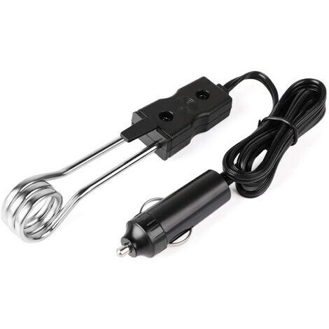 Calentador de agua de inmersión de 120 W para coche, ideal para camping, viajes y picnics.