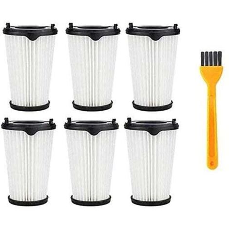 Filtro HEPA para aspiradora Hypa AEF150 (6 filtros + 1 cepillo para pájaros - Blanco, 1 cepillo de limpieza) Para uso doméstico (1/5)