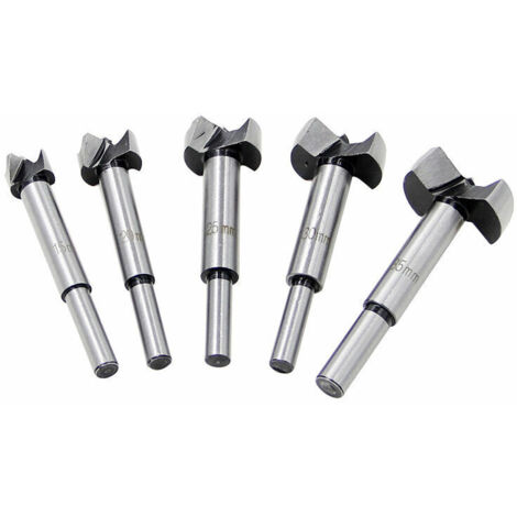 Brocas para madera, 5 piezas (15/20/25/30/35 mm) Fresa de madera de carburo, para instalar puertas y cajones de madera esféricos, (1/5)