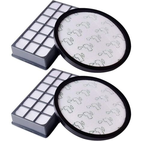 Filtro de repuesto para Rowenta X-Trem Power Cyclonic ZR006001. Incluye 2 filtros premotor y 2 filtros HEPA. Accesorio para aspiradoras. (1/5)