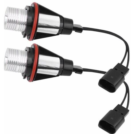Juego de 2 luces LED brillantes de 6000K y 5W para coche, tipo Angel Eye LED para E61 E39 E53 (1/5)