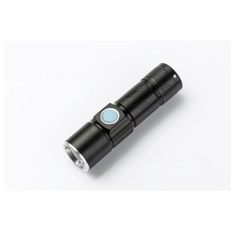 Linterna UV, linterna UV recargable por USB con luz negra de 395 nm, linterna UV con zoom (1/5)