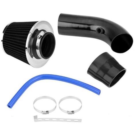 Kit de filtro de admisión de aire frío universal para coche de 76 mm (3") + manguera de admisión de aluminio (1/5)