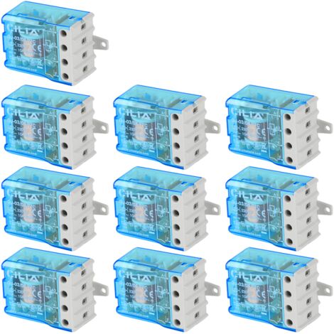 Lot de 10 Télérupteur Silencieux CILIA EVO 230V 10A Relais à Impulsions 4 Séquences, 2 NO Condensateur Intégré (Jusqu'à 15 Boutons Lumineux) Commande d'Éclairage