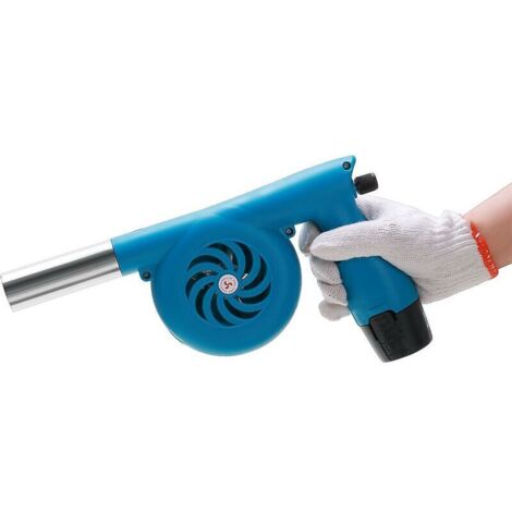 Rnemitery – Ventilateur électrique portable pour barbecue – Rechargeable sans fil – 30 x 16 cm – Réduit poussière et étincelles – Idéal camping et pique-nique