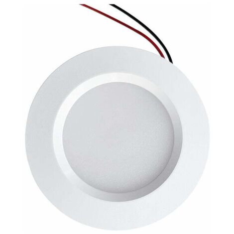 Rnemitery – Mini spot LED encastrable 3W DC12V – Étanche IP54 – Diamètre 68mm – Pour salle de bain et cuisine – Aluminium blanc naturel 4000K