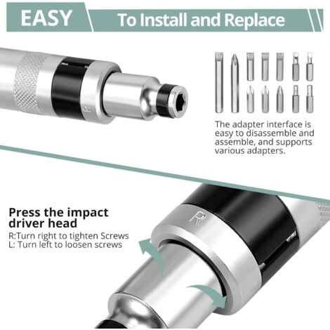 Ensemble De 13 Tournevis à Impact, Extracteur De Vis, Outils à Main