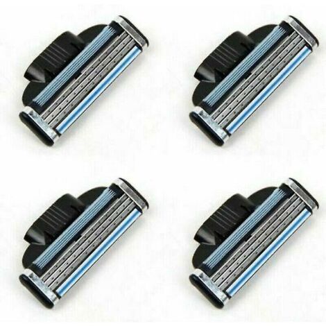 Readcly – Lot de 12 recharges de lames de rasoir Mach 3 – Lames anti-friction pour coupe précise – Remplacement générique pour hommes