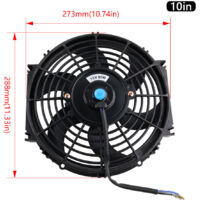 Qiilu ventilateur de refroidissement de 6 pouces Ventilateur de