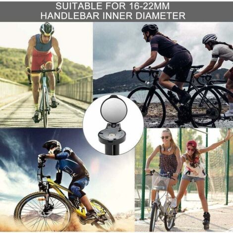 Specchietto Retrovisore Pieghevole Per Bicicletta – Regolabile 360°, HD, Resistente Agli Urti, Per Manubrio Di E-bike E MTB - 3