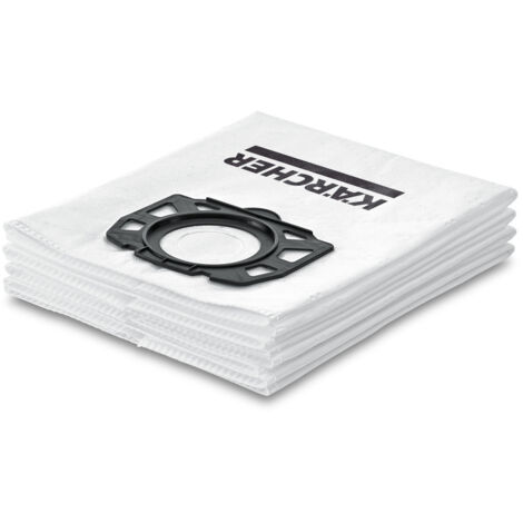 Karcher Sachet filtre ouate WD 4, WD 5, WD 6, WD 4290 / 5200 M / 5300 M / 5600 MP (paquet de 4)